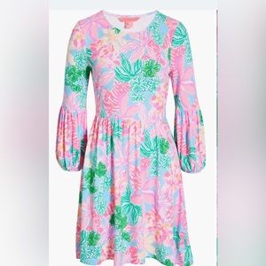 Lilly Pulitzer Auralia Floral Print Fit & Flare Dress